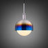 Buster + Punch Forked Pendant / Linear / Shade / Globe / Opal / Large / Burnt Steel
