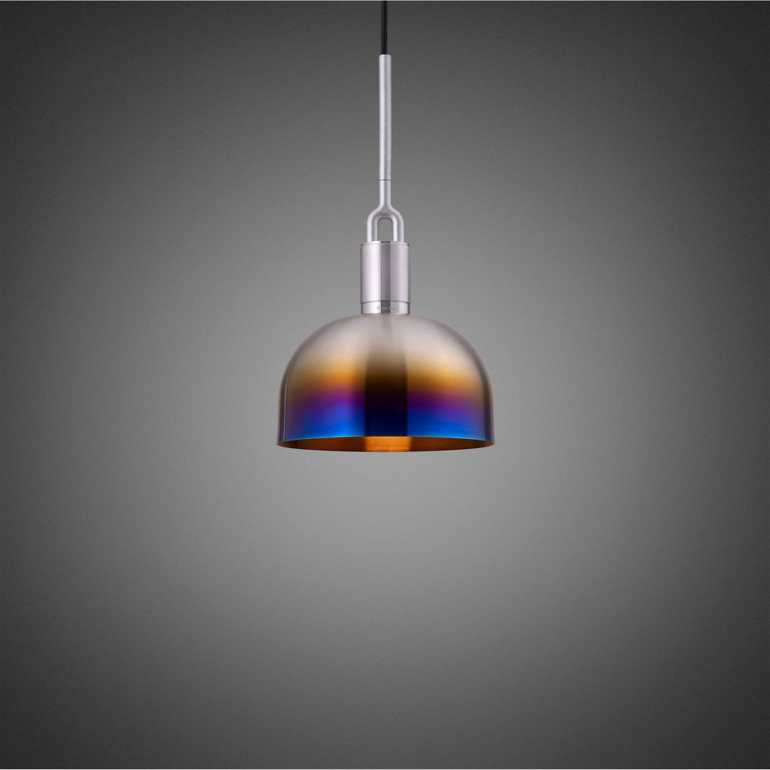 Buster + Punch Forked Pendant / Linear / Shade / Medium / Burnt Steel