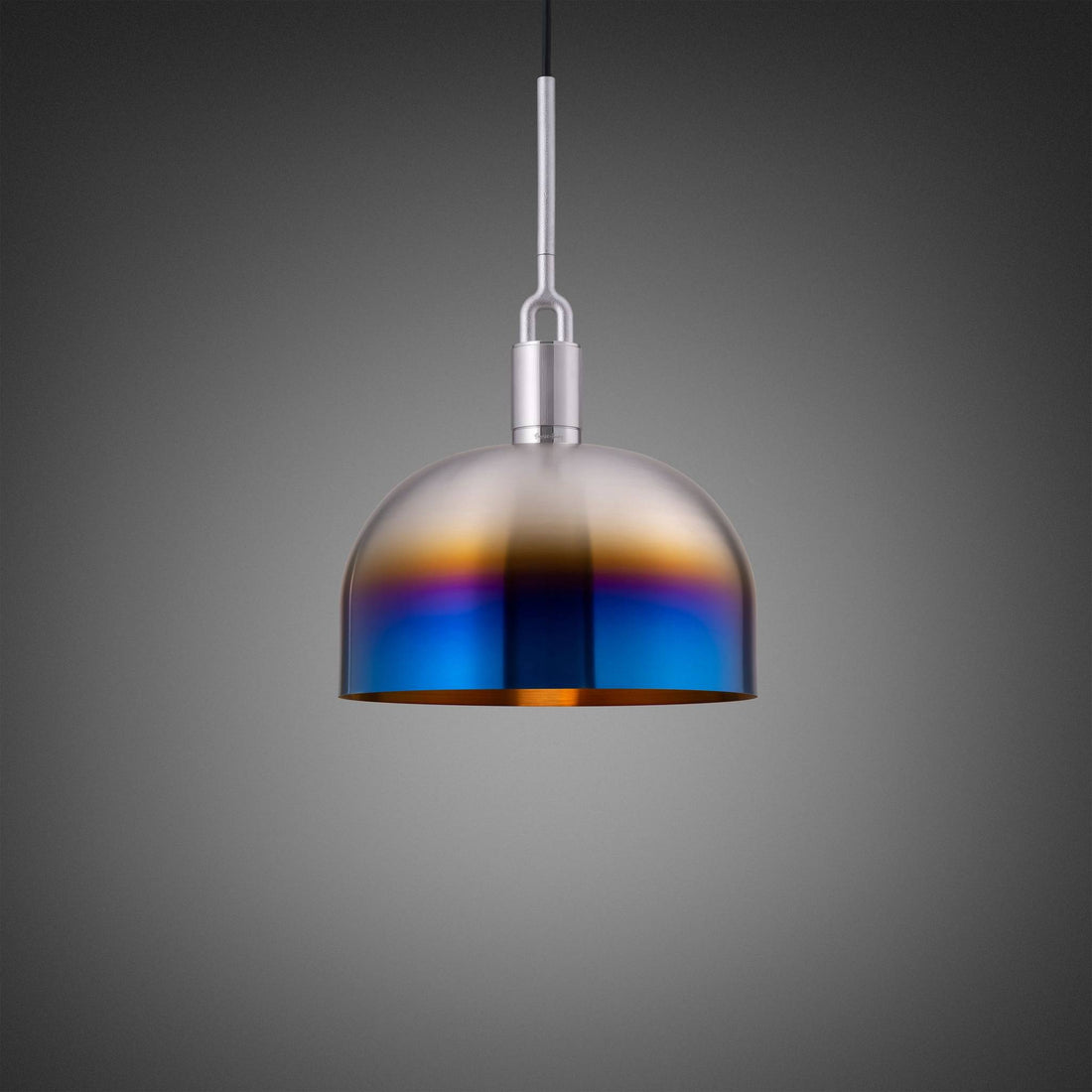 Buster + Punch Forked Pendant / Linear / Shade / Large / Burnt Steel