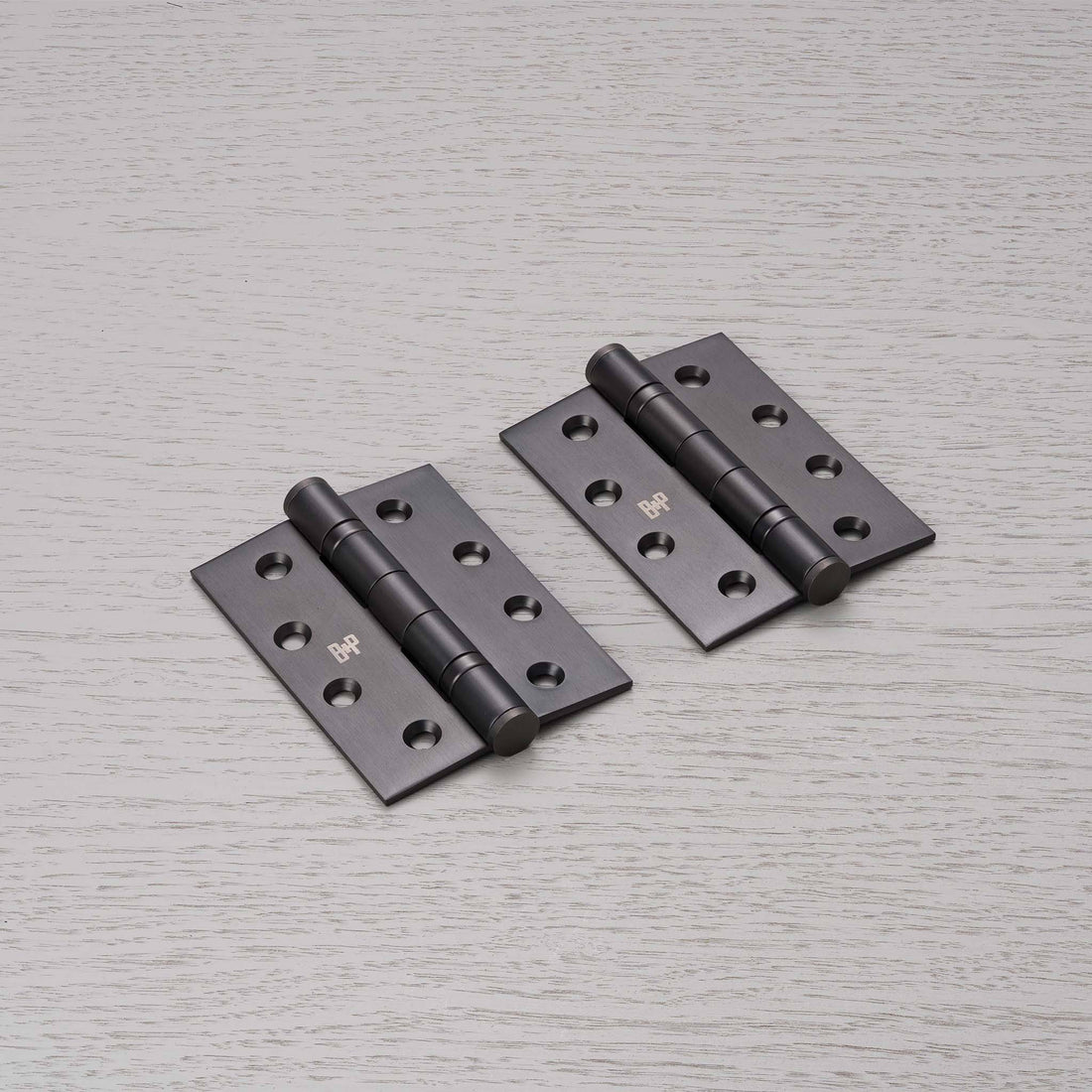 Buster + Punch door hinge / set of 2 / 102 x 76 x 3 mm – SMOKED BRONZE