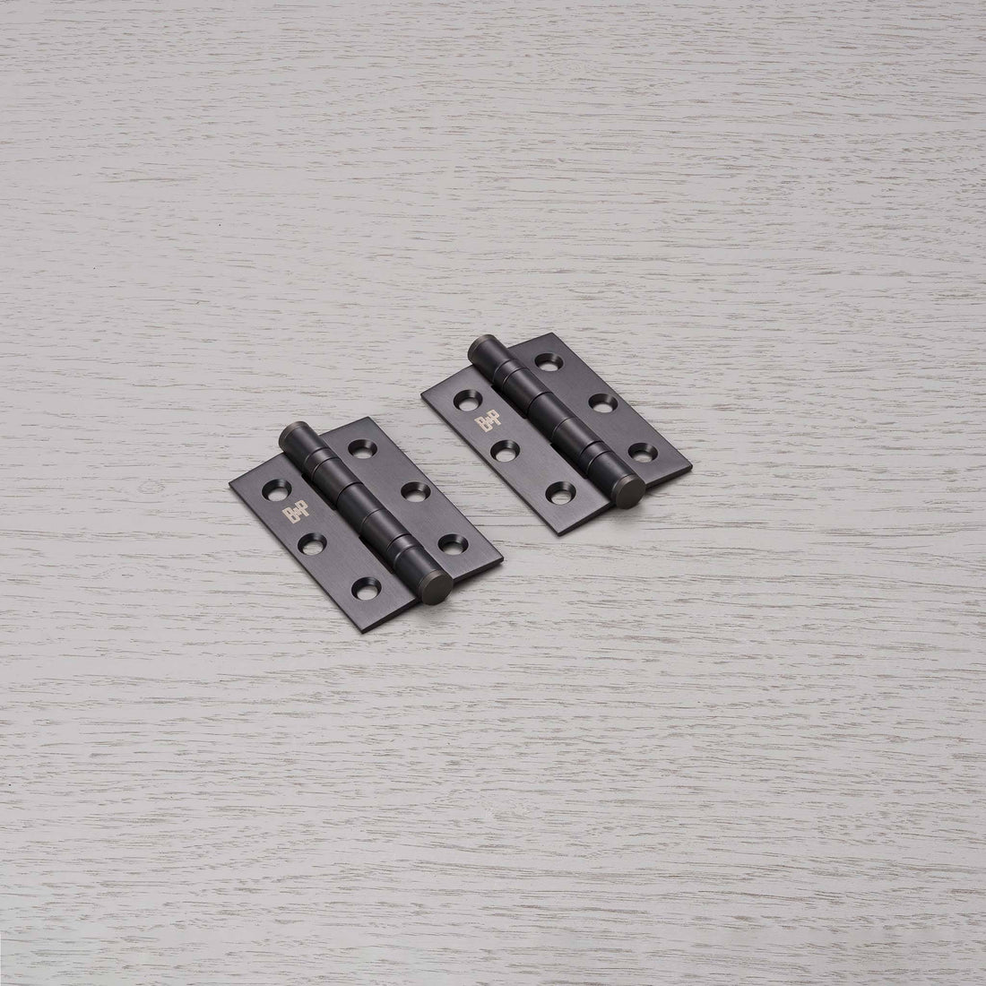 Buster + Punch door hinge / set of 2 / 76 x 51 x 2 mm – SMOKED BRONZE