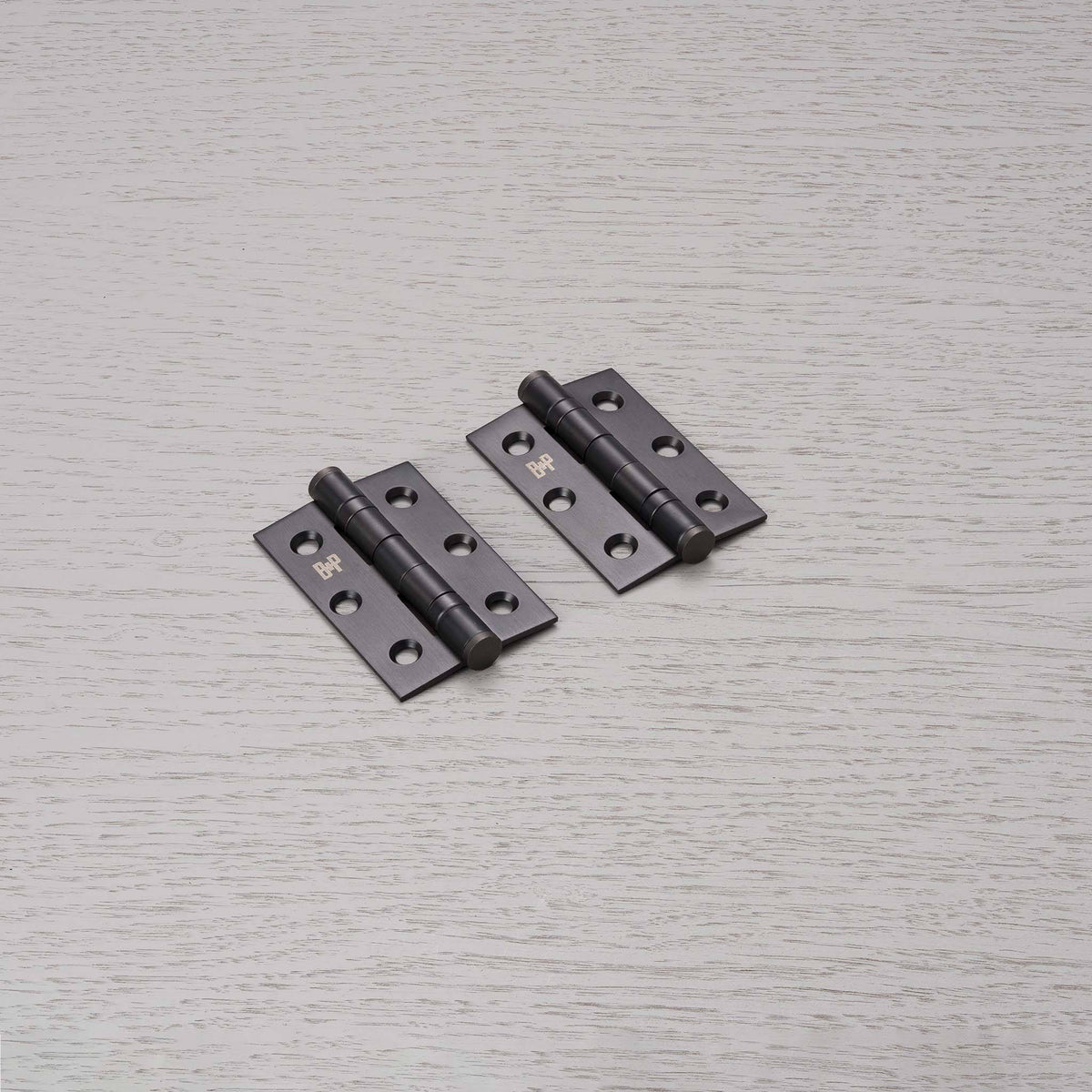 Buster + Punch door hinge / set of 2 / 76 x 51 x 2 mm – SMOKED BRONZE