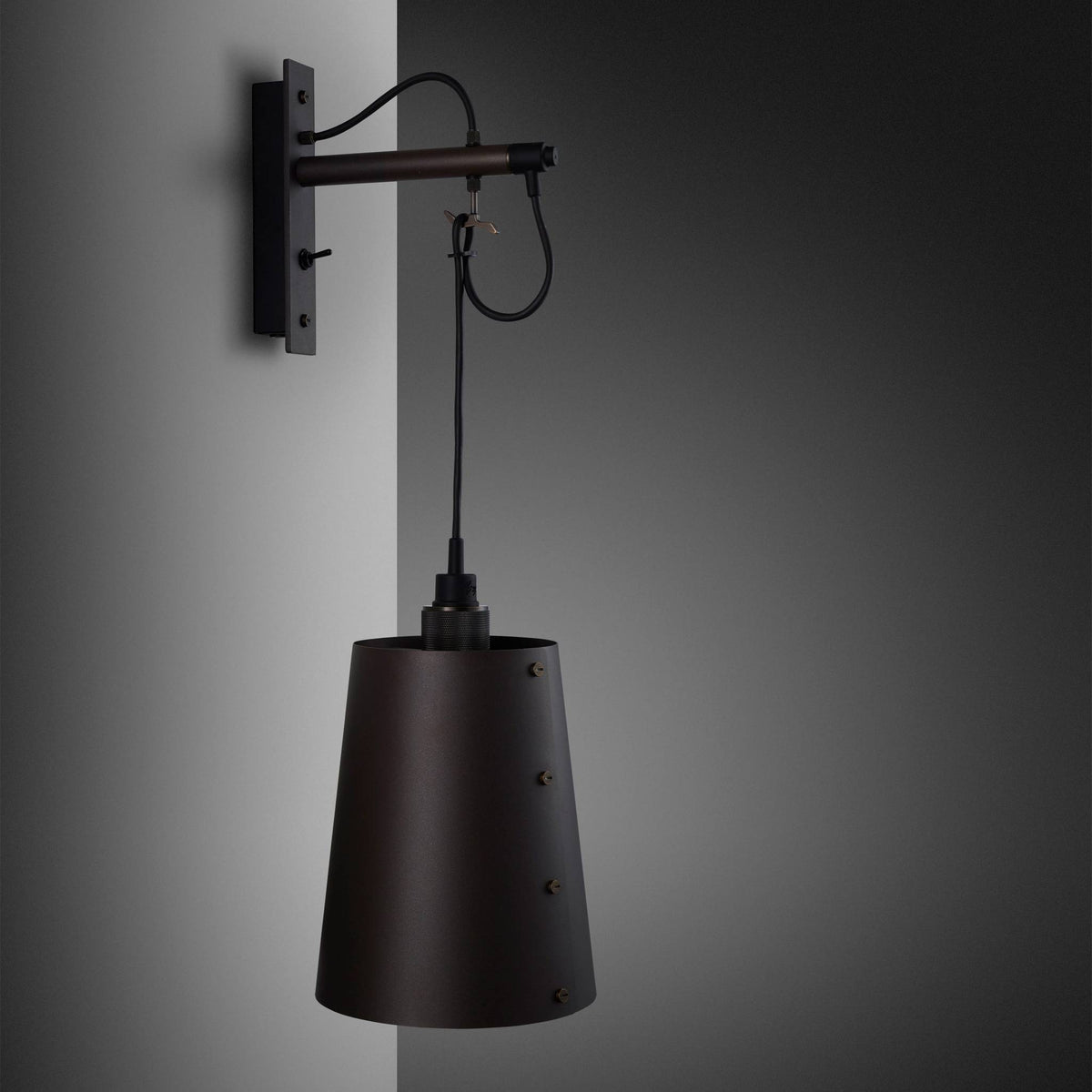 Buster + Punch Hooked Wall / Cross / Large / Graphite / Smoked Bronze