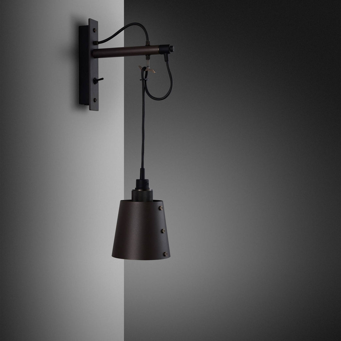Buster + Punch Hooked Wall / Cross / Small / Graphite / Smoked Bronze