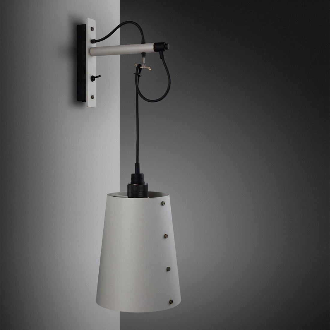 Buster + Punch Hooked Wall / Cross / Large / Stone / Smoked Bronze