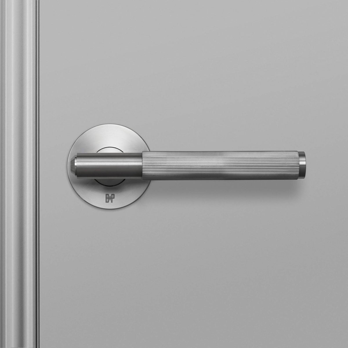 Buster + Punch fixed single-sided Linear door handle – steel