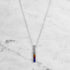 Vertical necklace / Linear / Burnt Steel – Default Title