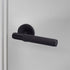 Buster + Punch door handle set / cross / swe / sprung – welders black