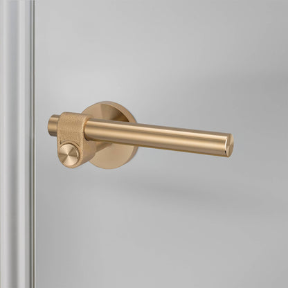 Buster + Punch door handle set / cast / swe / sprung – brass