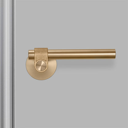 Buster + Punch door handle set / cast / swe / sprung – brass