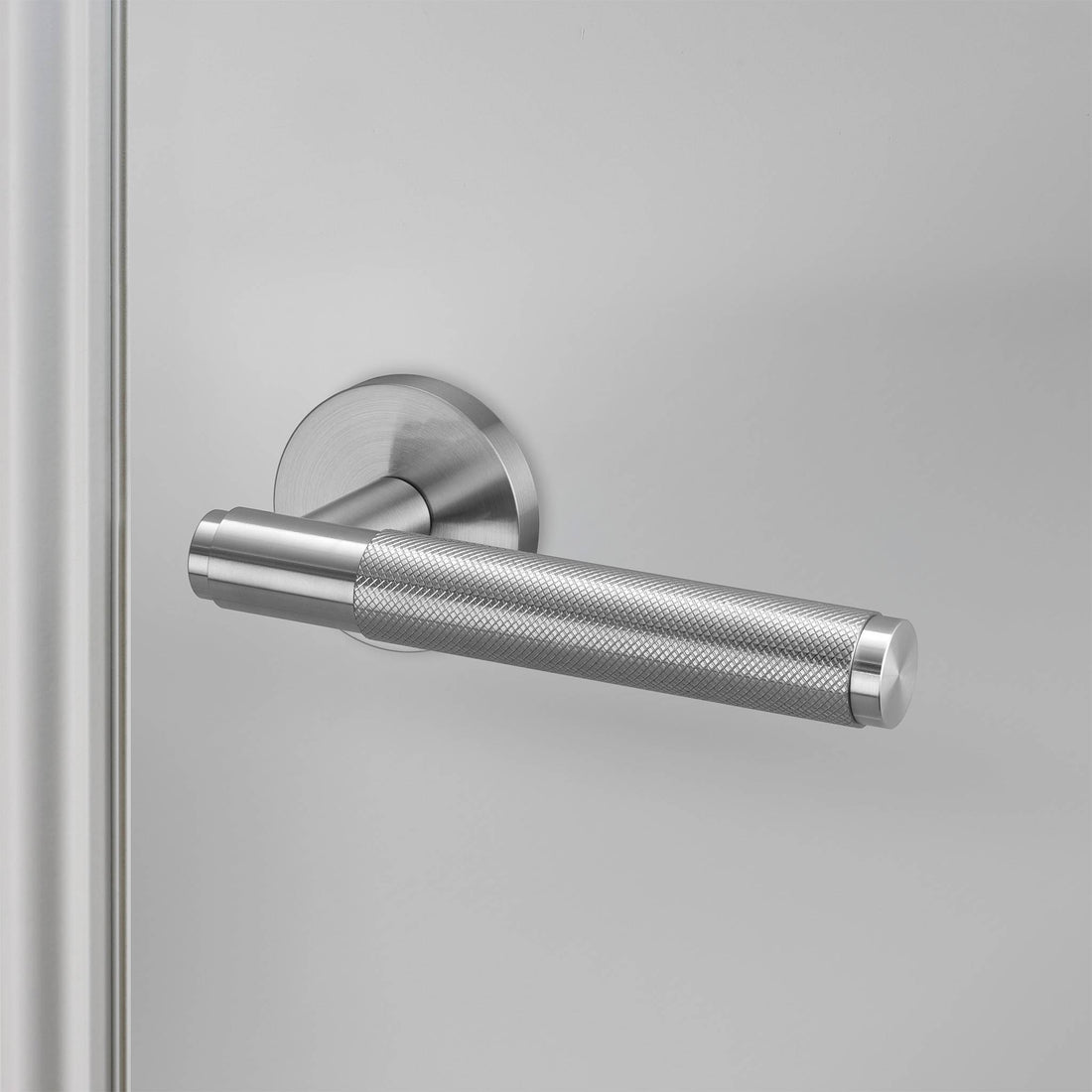 Buster + Punch door handle set / cross / swe / sprung – steel