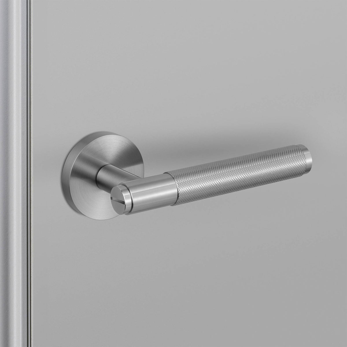 Buster + Punch door handle set / cross / swe / sprung – steel