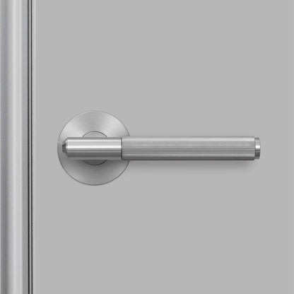 Buster + Punch door handle set / linear / swe / sprung – steel