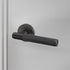 Buster + Punch door handle set / cross / swe / sprung – smoked bronze