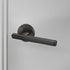 Buster + Punch door handle set / linear / swe / sprung – smoked bronze