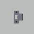 Buster + Punch strike plate kit / t shaped / 54mm door GUN METAL