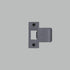 Buster + Punch strike plate kit / t shaped / 75mm door – GUN METAL