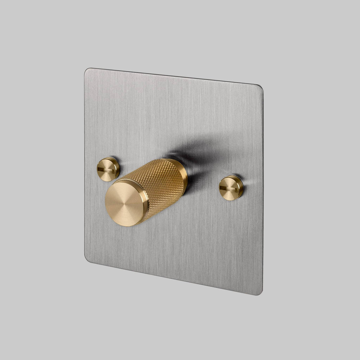 Buster + Punch 1g dimmer 120w steel – Steel / Brass