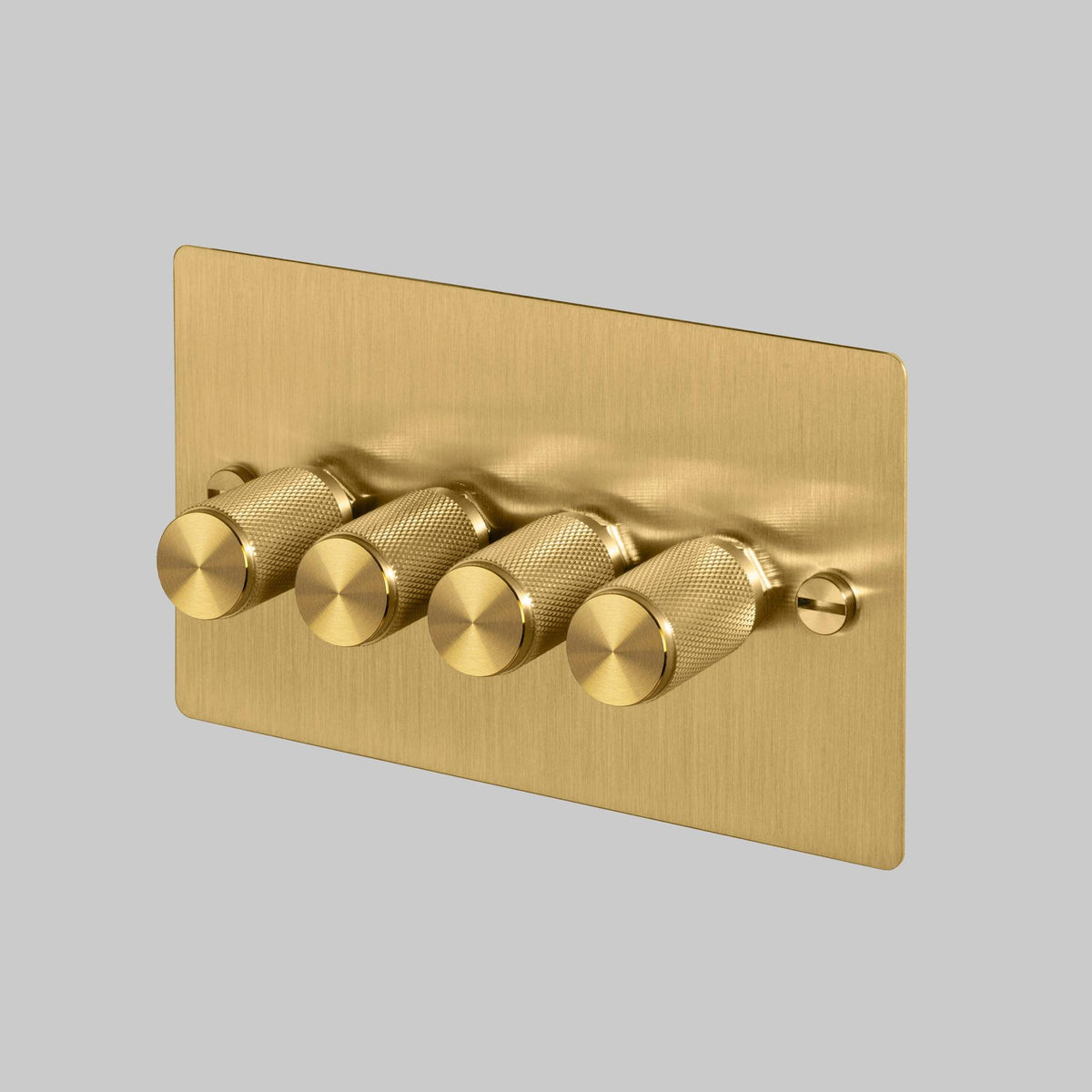 Buster + Punch 4G Cross dimmer – Brass / Brass