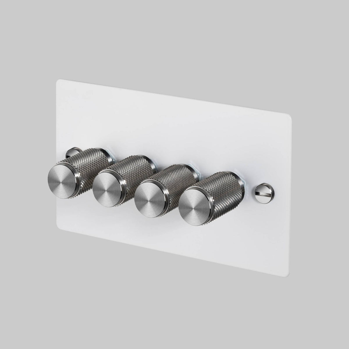 Buster + Punch 4G Cross dimmer – White / Steel