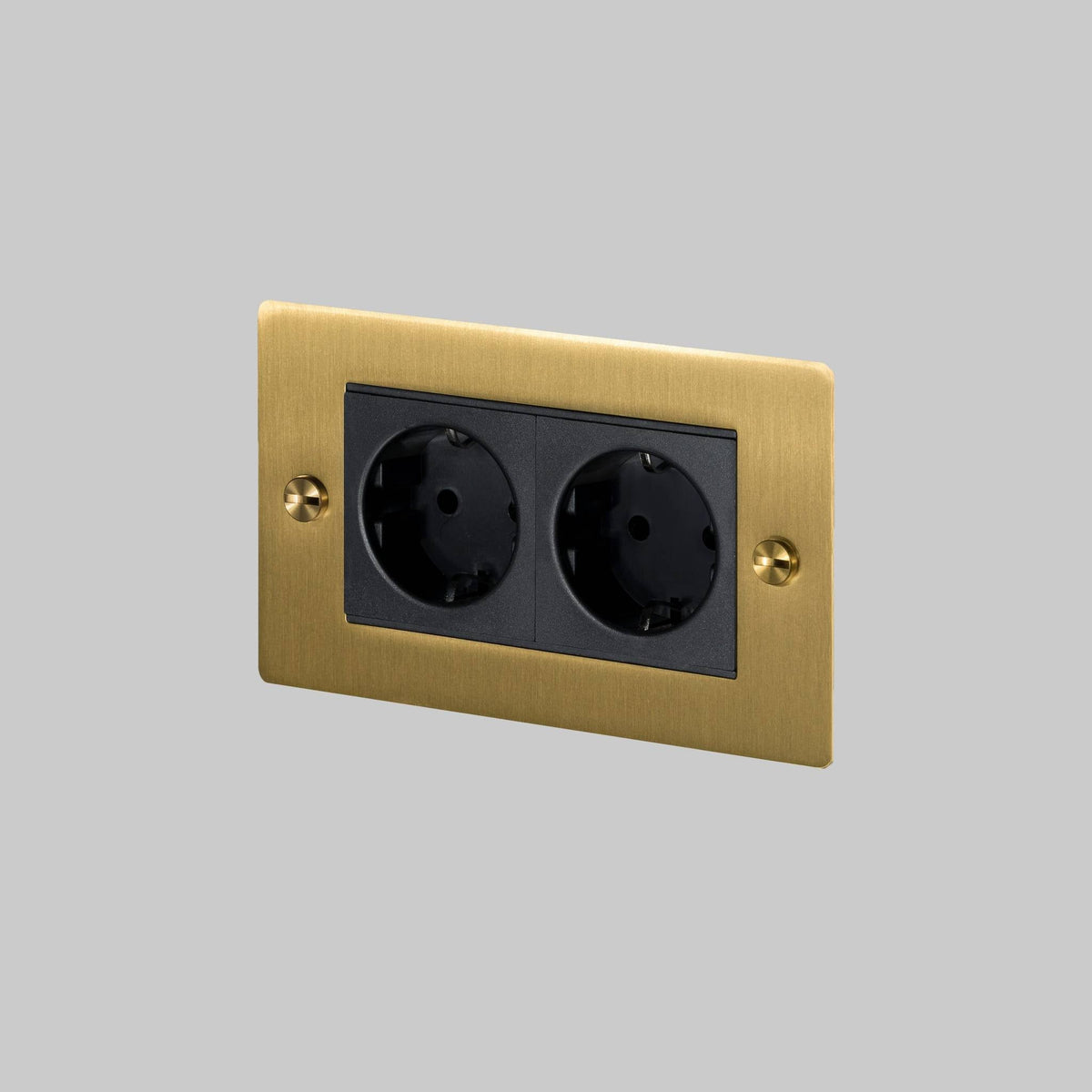 Buster + Punch 2g euro socket – Brass