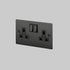 Buster + Punch 2g uk plug socket – Black