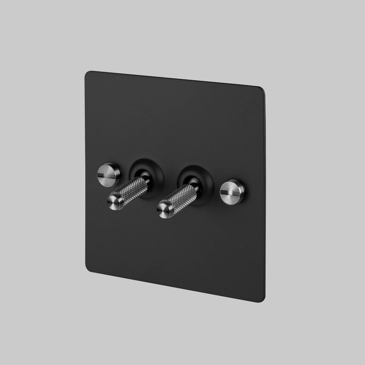 Buster + Punch 2G toggle switch / Cross / Black / Steel