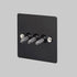 Buster + Punch 3G toggle switch / Cross / Black / Steel