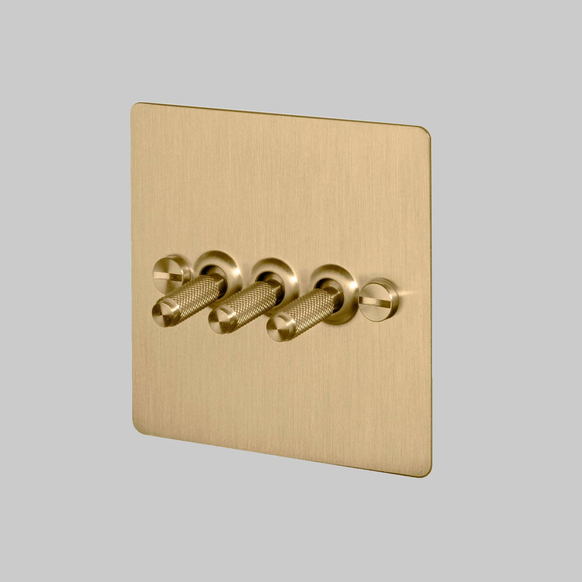 Buster + Punch 3G toggle switch / Cross / Brass / Brass