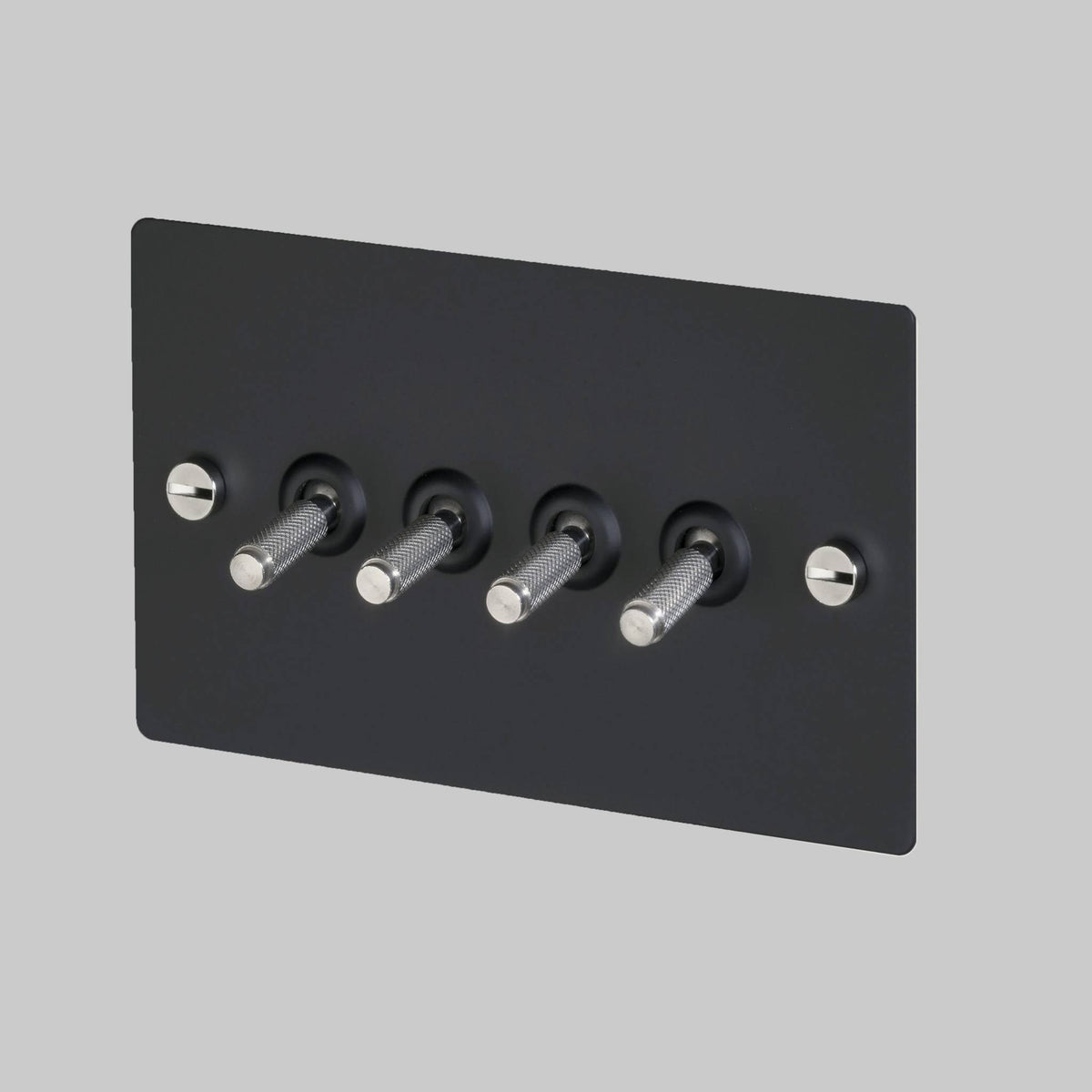 Buster + Punch 4G toggle switch / Cross / Black / Steel