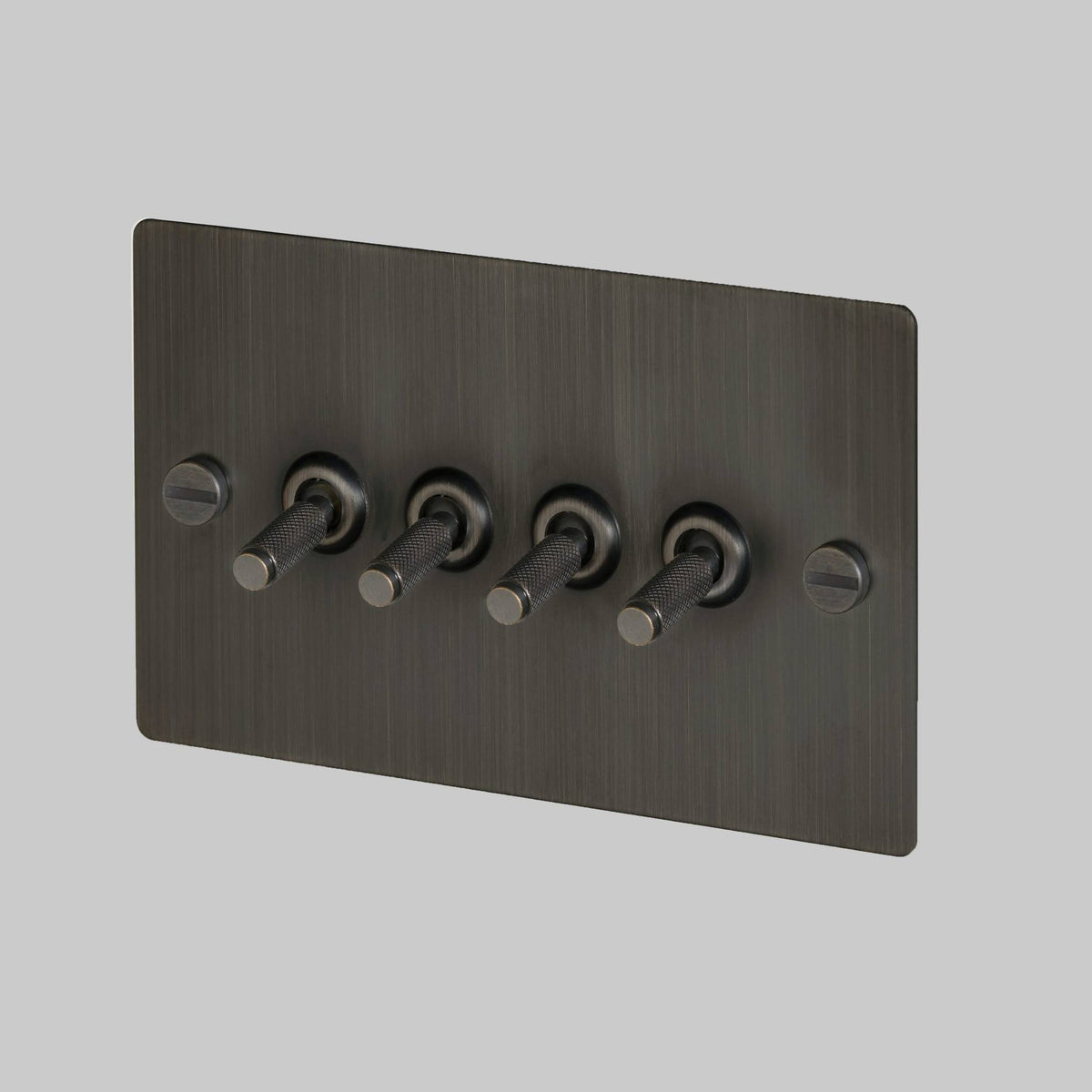 Buster + Punch 4G toggle switch / Cross / Smoked Bronze / Smoked Bronze