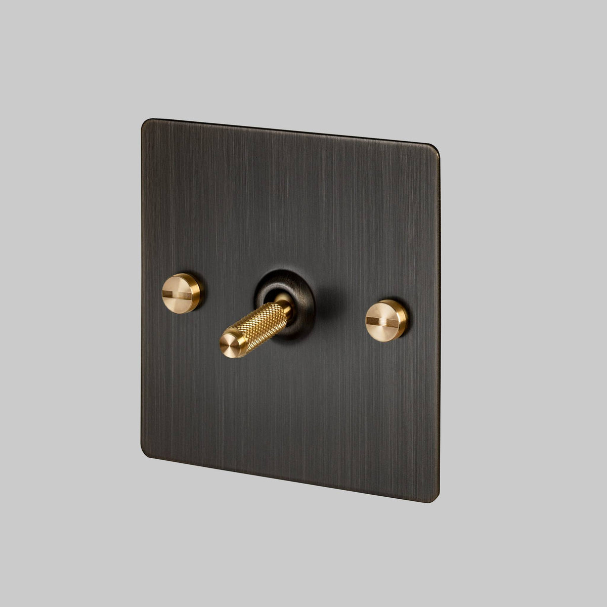 Buster + Punch 1G intermediate toggle switch / Cross / Smoked Bronze / Brass