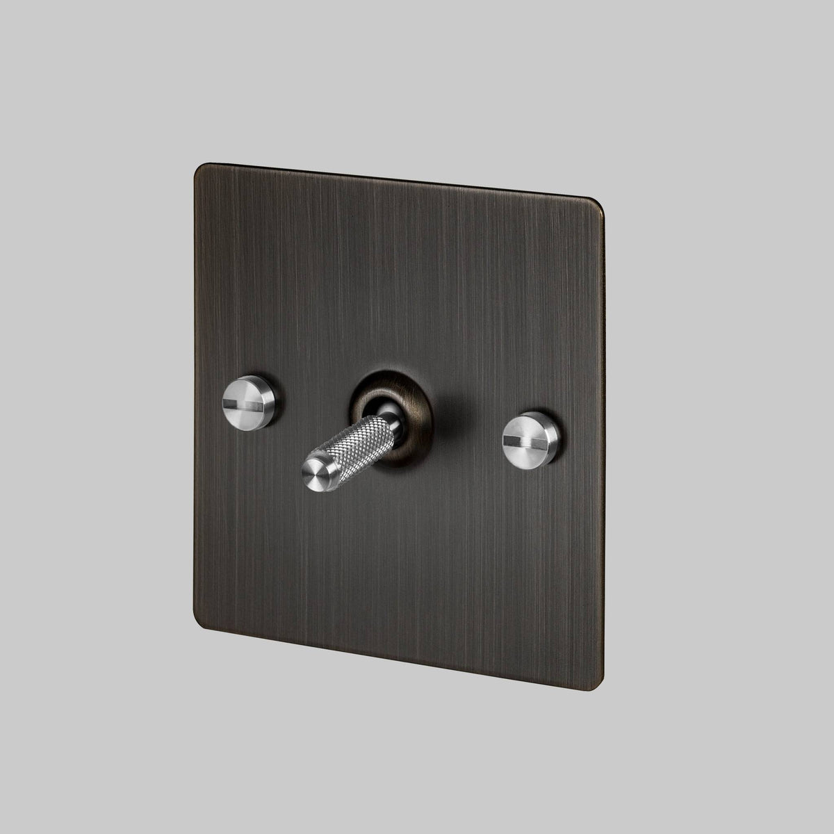 Buster + Punch 1G intermediate toggle switch / Cross / Smoked Bronze / Steel