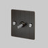 Buster + Punch 1G intermediate toggle switch / Cross / Smoked Bronze / Steel