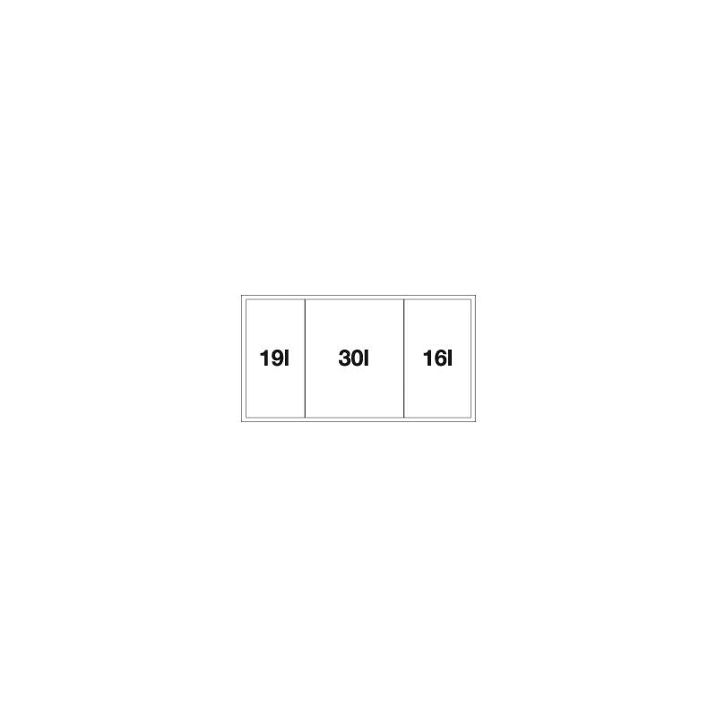 BLANCO FLEXON II 80/3 Low affaldssortere